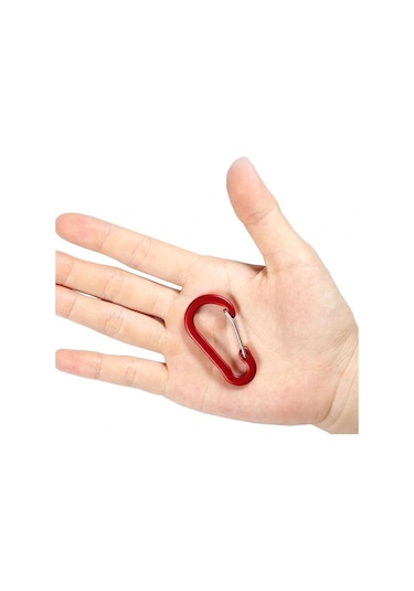 MSO Outdoor Renkli Alüminyum & Paslanmaz Çelik Karabina Anahtarlık Çok Renkli