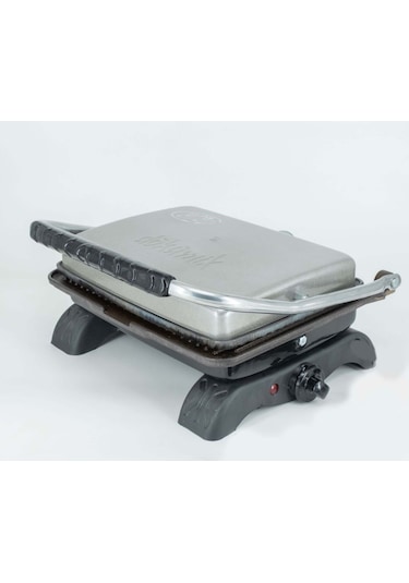 Dökümix Demir Döküm Gri 1800 Watt 4-6 Dilim Ev-sanayi-büfe Tipi Tost Makinası Ve Izgara