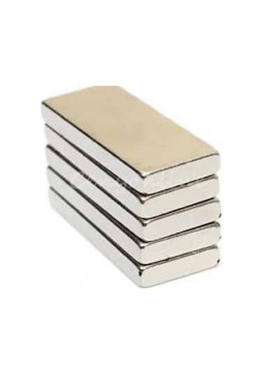 Neodyum Mıknatıs Magnet Blok 2 Adet 40 X 20 X 5 Mm