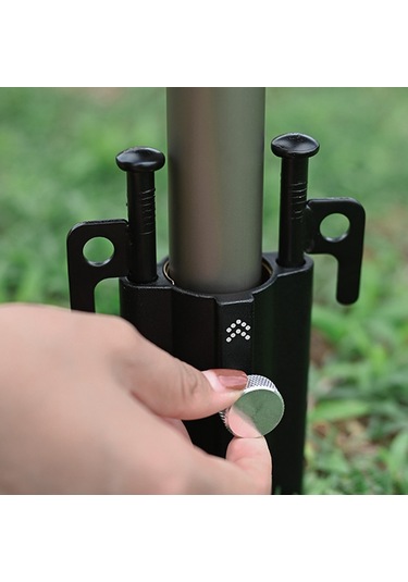 Shinetrip-tente Çubuk Tutucu Açık Kamp Gölgelik Çubuk Tutucu,siyah Siyah