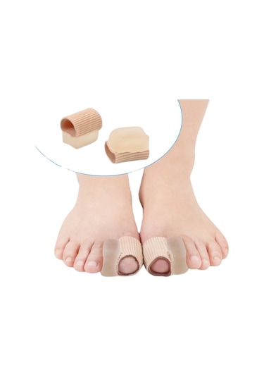 Akestoria Med Kumaşlı Parmak Arası Silikon Makaralı Baş Parmak Ayırıcı Ve Kemik Düzeltici Fc-013 Standart