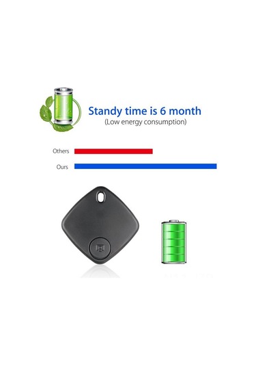 Geeroyoo S1 Siyah Bluetooth 4.0 Akıllı Kayıp Engelleme Cihazı - Uzaktan Konumlandırma, Alarma Ve Telefon Uyarlı Fotoğraf Çekici Kutu Paketi, 2 Adet