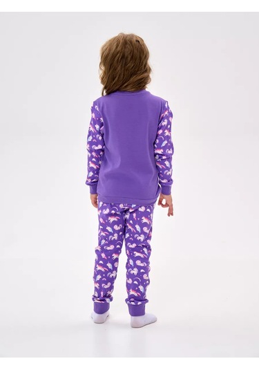 Trend Sign Çocuk Pijama Takımı Pantolonlu 176668985 Violet