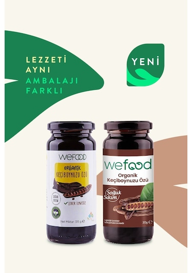 Organik Keçiboynuzu Özü 315 Gr 2'li 315 G