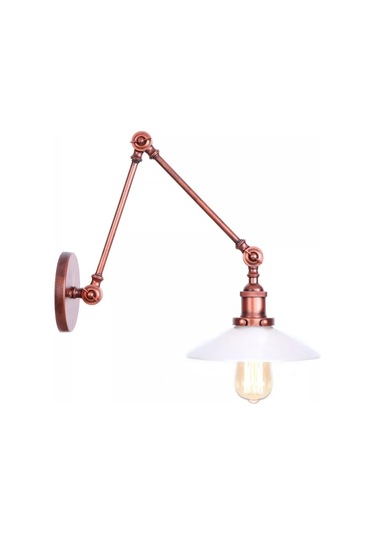 Dylight Retro Metal Dekoratif Mafsallı Akrobatik Bakır Patinalı Duvar Aplik Siyah