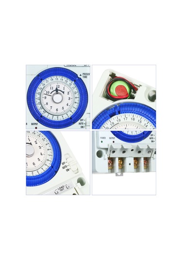 Dofolink Mekanik Zamanlayıcı Tb388 - 15 Dakika Minimum Ayar, 24 Saat Döngü, Akıllı Cihaz Kontrolü, Pil İle Teslim