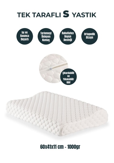 Tago Home Büyük Boy Ortopedik Visco Yastık