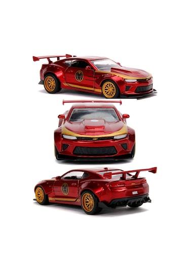 Marvel Iron Man 2016 Chevy Camaro Die - Cast Model Araba 1:32 - 13 Cm