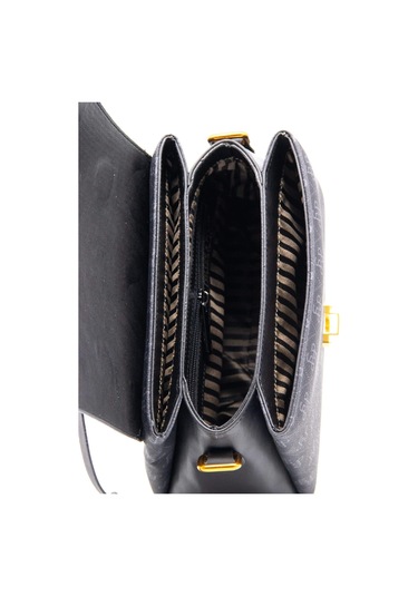 Silver Polo 3 Bölmeli Kadın El Çantası 1159 M178 45430 Füme Mat Siyah 45430 Füme Mat Siyah Çok Renkli