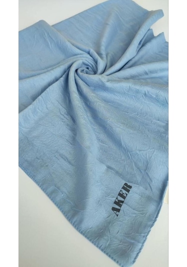 Bebe Mavisi Aker Bambu Kraş Eşarp Bebe Mavisi