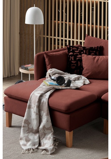 Flexy Köşe Koltuk Takımı Kiremit