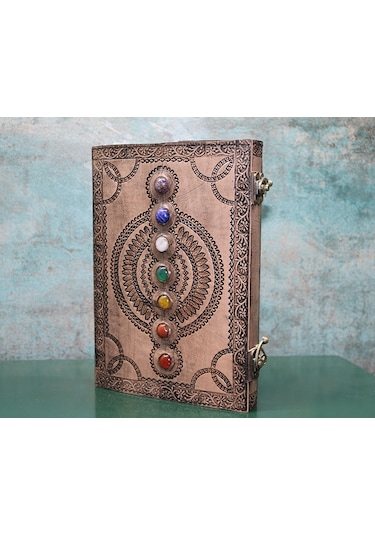 River World Seri N Deri Defter Taşlı Çok Renkli