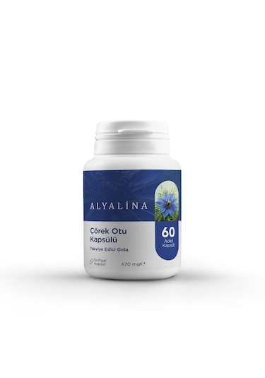 Alyalina Çörek Otu Yağı Kapsülü 60 Adet