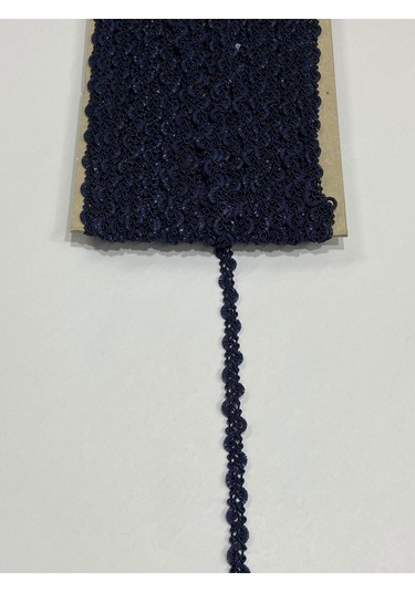 Dekoratif Sutaşı Şerit / Seccade Bohça Harcı /20 Metre Lacivert