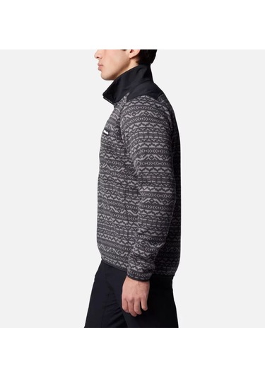 Columbia Mens Sweater Weather Printed Half Zip Iı Erkek Polar Ao5809 001