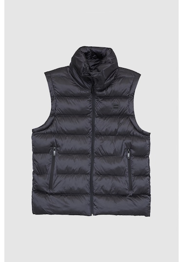 Twn Slim Fit Antrasit Düz Yelek Mont 3ecy70501502m Antrasit