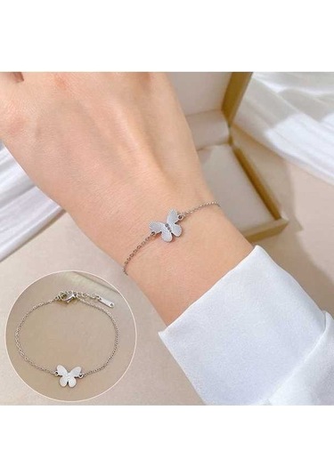 Dancemonkey Titanyum Çelik Hip Hop Bilezik Altın Moda Temperament Basit Bilezik-gsl54 - Modern Tasarım Bilezik Metalik