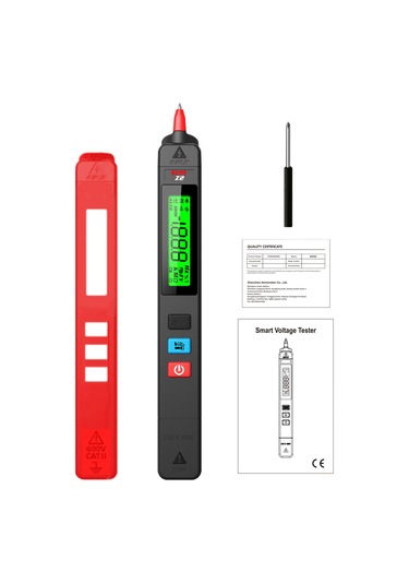 Lemestar Bsıde Dijital Voltaj Test Kalemi - 300v'a Kadar Kaçak Akım Dedektörü, Kablosuz Kontak, Lcd Ekran Ve Alarm Fonksiyonu