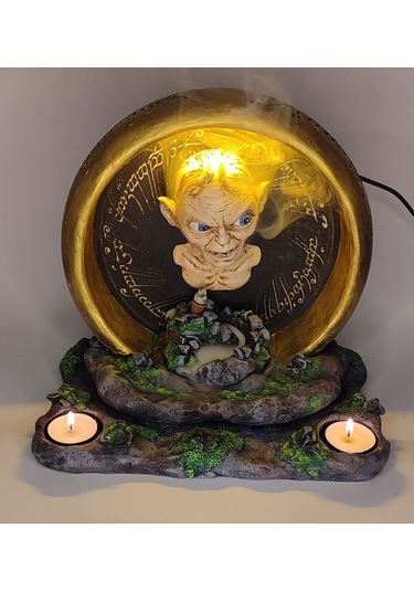 Güç Yüzüğü Gollum Geri Akış Tütsülük Ve Işıklı Mumluk