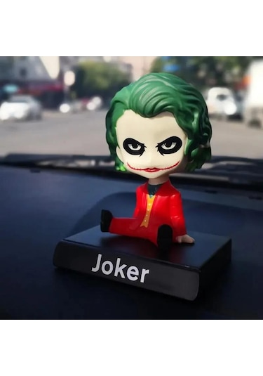 The Joker Villain S Edition Anime Sallanan Kafalı Figür Biblo Telefon Tutucu Dekoratif Masa Süsü Krm Joker