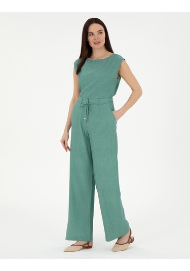 Pierre Cardin Kadın Yeşil Kısa Kollu Bluz 50301168-vr054 Yeşil