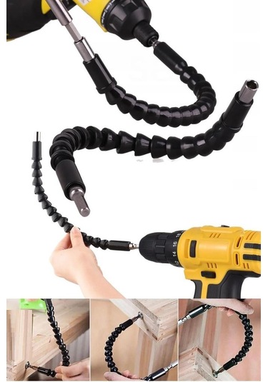 Matkap Ucuna Takılan Bükülebilir Esnek Flex Spiral Uç