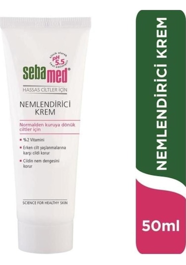Sebamed Nemlendirici Krem Tüp 50ml Günlük Kullanım 3 Lü Set