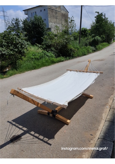 Ahşap Hamak Standı Hamak Ayağı Ahşap