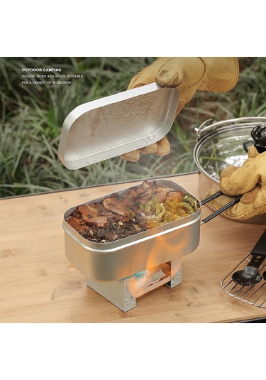 Vkemall Alkol Sobası Adası Alkol Sobası Paketi Ff05 Gümüş