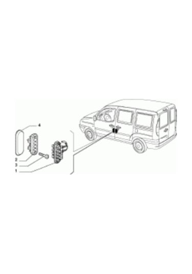 Fıat Doblo Sağ Sürgülü Kapı Işık Buton Terminali 2001-2010 51724838