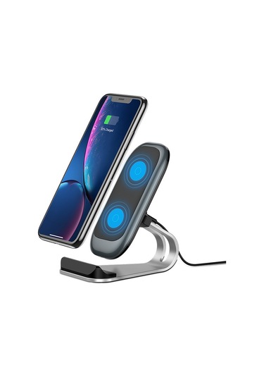 Monyee 15w Hızlı Kablosuz Şarj Aleti Metal Telefon Tutucu İphone, Xiaomi, Samsung, Motorola Uyumlu Çoklu Cihaz İçin Diğer