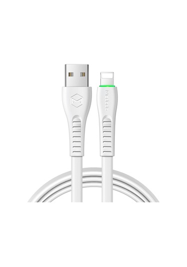 Mcdodo Ca-6362 Uçan Balık Serisi 8 Pin - Usb Led Kablosu, Uzunluk: 1.8m Beyaz