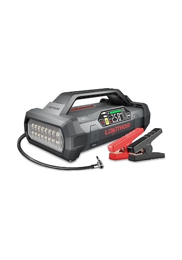 Lokithor Ja2500 12v 2500amp Lifepo4 Akıllı Akü Takviye + Pompa + Powerbank + Led Lamba Fr Ja2500