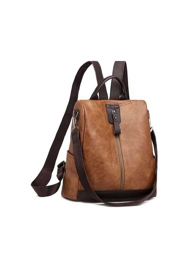 Dancemonkey Moda Kadın Sırt Çantası - 3 Cepli, Hırsıza Dayanıklı, Su Geçirmez Pu Malzeme Çok Renkli Çok Renkli