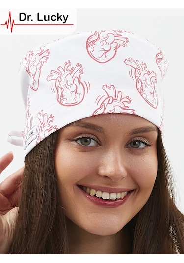 Dr. Lucky Kardiyolog İçin Pamuklu Tıbbi Başlık 293602123
