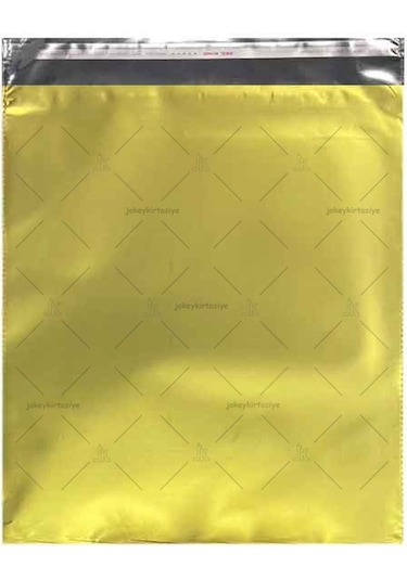 Mat Metalize En:25cm X BoY:35cm Bantlı ALTIN Hediye PK.(20 adet