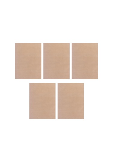 Homyl 5 Adet Pişirme Mat Tezgah Koruyucu 60x40cm Kolay Kahverengi