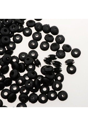Suntek 1000 Adet Siyah Lastik Takoz Çeşitleri 4mm