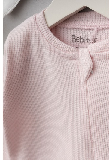 Bebitof Balonlu Tavşan Desenli 10 Parça Kutulu Yenidoğan Hastane Çıkışı Zıbın Seti Pudra