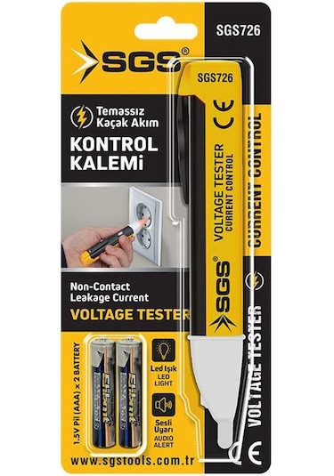 Temassız Voltaj Kontrol Kalemi Sgs726