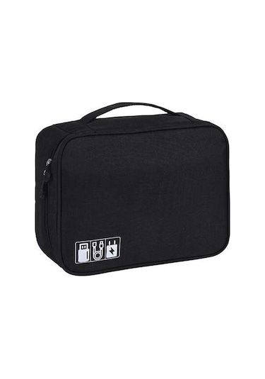 Pazly Suntek Siyah Seyahat Magideal Kordon Kılıf Elektronik Düzenleyici Ph Siyah