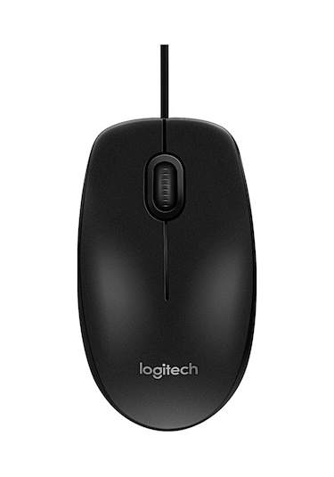 Youmex Logitech M90 Kablolu Mouse - Ergonomik Simetrik Tasarım, 1000 Dpı Optik Takip, Ev Ofis Pc Dizüstü Uyumlu Siyah