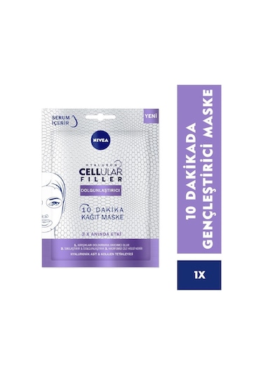 Nivea Celluar Filler Dolgunlaştırıcı 10 Dakika Kağıt Maske
