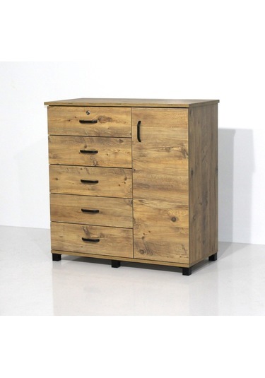 Mobilya Sarayı Dolaplı 5 Çekmeceli Şifonyer (540138740)