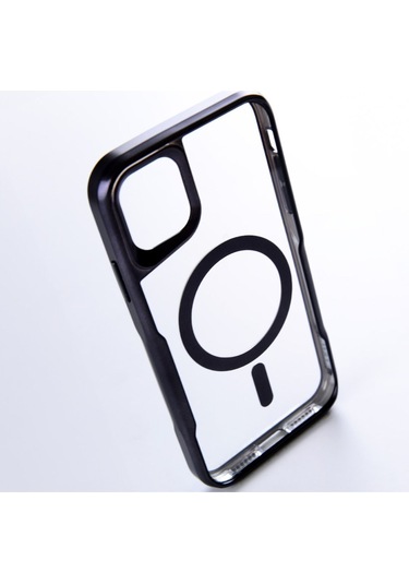 Merci Mt- 14 Pro Uyumlu Elegance Megasafe Destekli Telefon Kılıfı Siyah