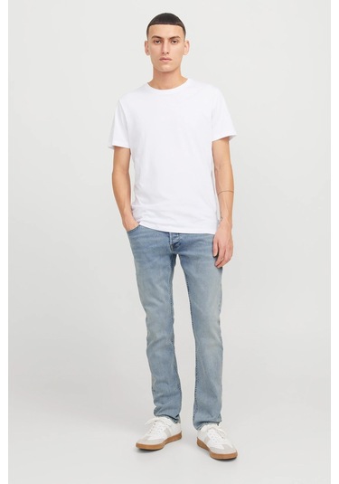 Jack & Jones Jjiglenn Erkek Jeans Mavi
