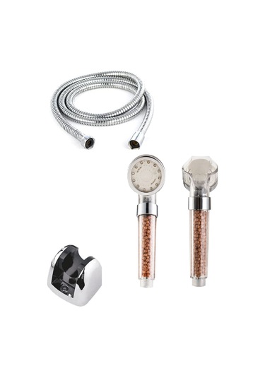 Banyo Keyfi İçin Hortum Askı Rengarenk Enerjisiz Led Işıklı Duş Başlığı Seti Diğer