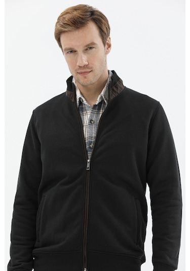 Finesuits Erkek Pike 3 İplik Sweatshirt 242209015.p3phrkr Siyah