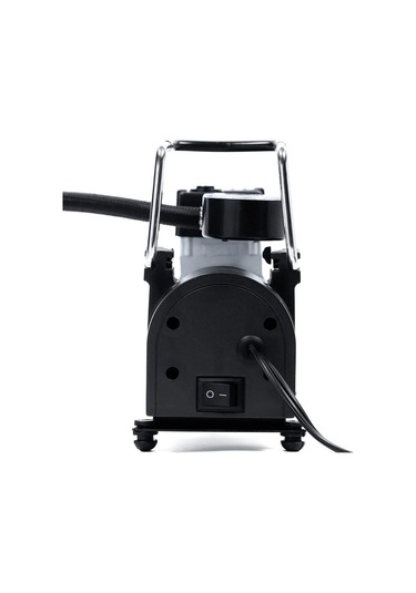 Metal Gövdeli Gri Mini Oto Araç Hava Kompresörü 12v