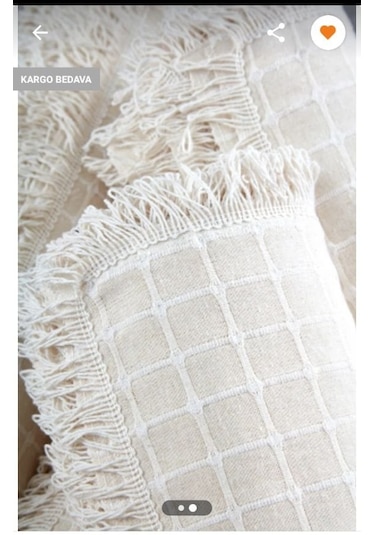 %100 Pamuklu Buldan Işi Çok Renkli Çekyat-Koltuk Örtüsü 180 350